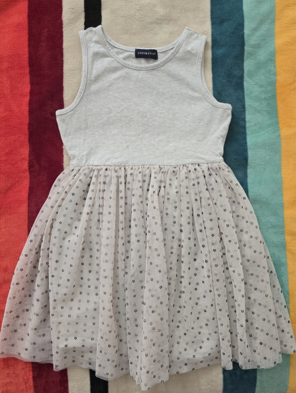 Andy & Evan Girls' Tank Top Tulle Skirt Dress Size 6X
